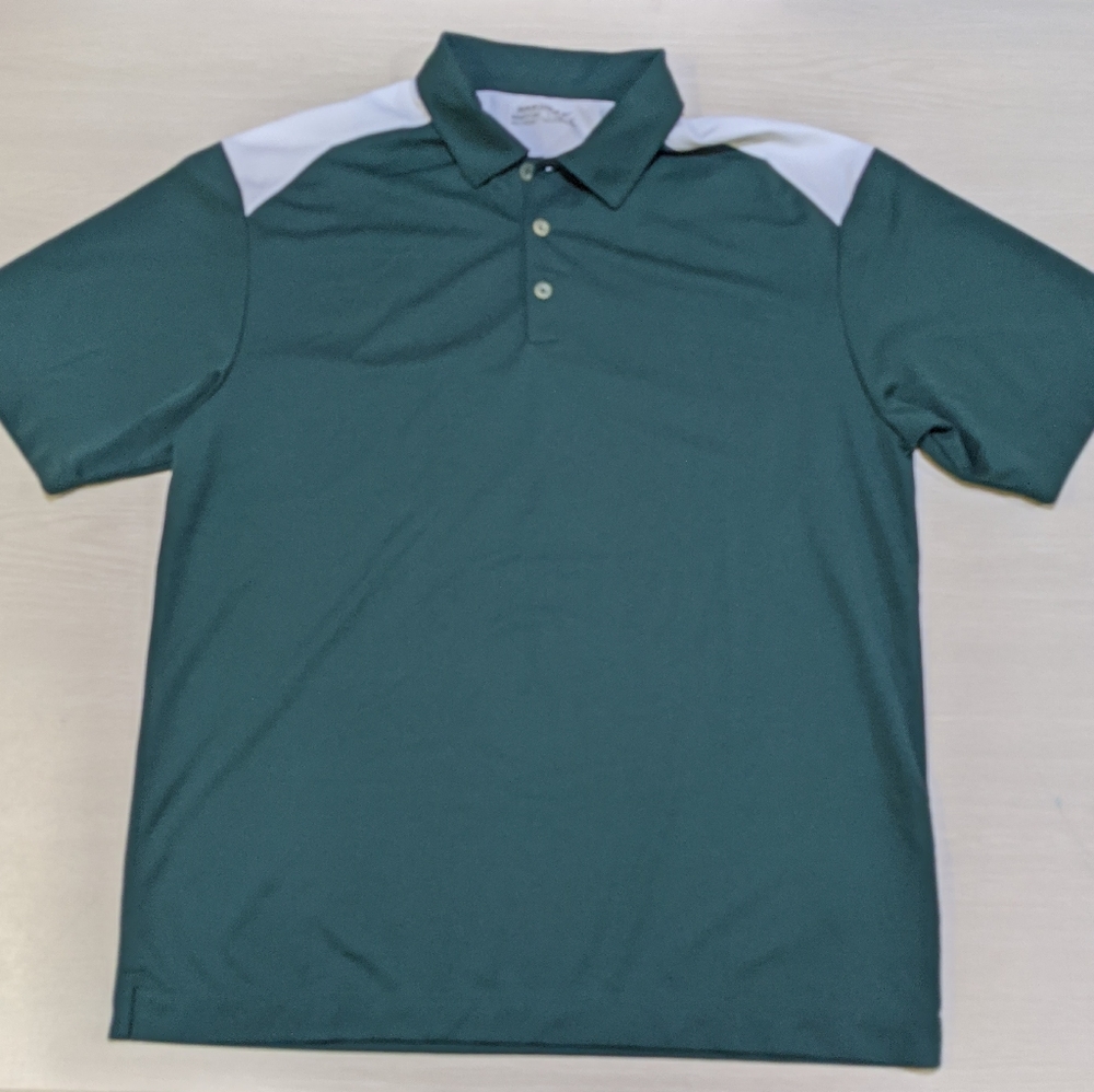 Men's Nike golf green polo style size large shirt.
